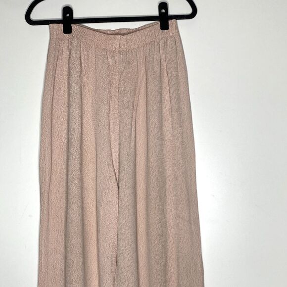 Casablanca Pink High Waist Textured Pant Women's Size Large - Picture 4 of 9